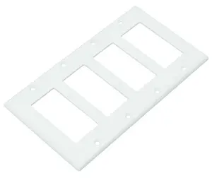 Venda quente EUA decora wallplate interruptor, cor preta, 1 gang/2 gang/3 gang Parede Interruptor Tomada Placa Capa 4 Gang wallplate UL