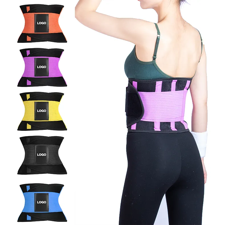 Logo personalizzato Plus Size Regolabile In Neoprene Elastico Delle Donne Sudore Dimagrante Vita Trainer Shaper Cintura