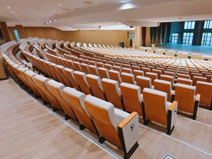 Meubles de théâtre au design moderne, tissu, salle de classe, rangée publique, cinéma, auditorium, pliable, salle de conférence scolaire, alliage d'aluminium - Product Image 5