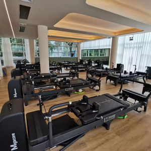 Megacore Pilates para cama de estudio Reformer Núcleo de aluminio Negro 200kg Capacidad 5 años de garantía - Product Image 6