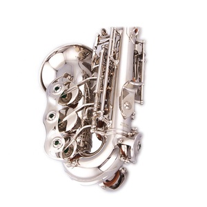 SEASOUND OEM <span class=keywords><strong>Saxophone</strong></span> soprano de haute qualité JYSS100N avec cloche courbe en nickel pas cher BB Tone - Product Image 5