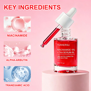 <span class=keywords><strong>Sérum</strong></span> en gros <span class=keywords><strong>10</strong></span> % <span class=keywords><strong>Niacinamide</strong></span> 4 % Acide Tranexamique avec Alpha Arbutine – Correcteur de taches brunes et formule unifiante du teint - Product Image 2