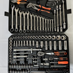 137-Piece <b>Engine</b> Repair Tool <b>Kit</b> 1/2 In Socket Set Chromium Vanadium Steel Auto Mechanical Repair Hard Case - Product Image 5