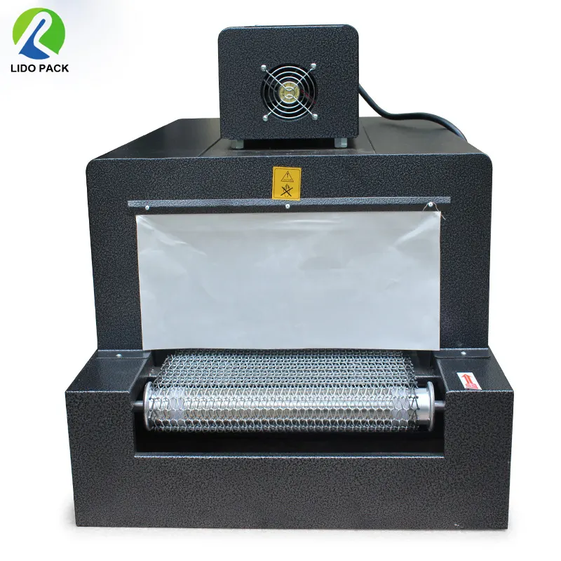 Heat Tunnel Plastic Film pvc PP pof Shrink Wrapping Machine Automatic Shrink Wrapper Packing Machine