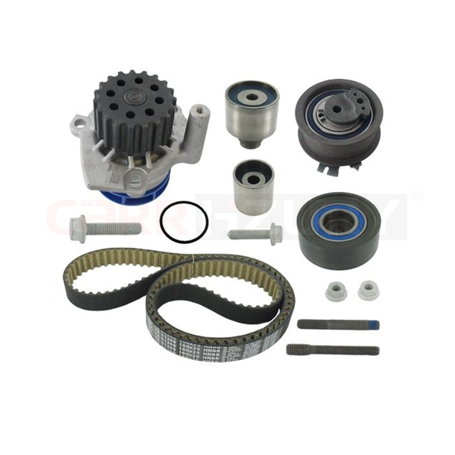 Carrhzury Timing Belt Kit with Water Pump Fit for SKODA FABIA VKMC01148-2 03L121011H Timing Belt Set Tensioner Pulley N10609201
