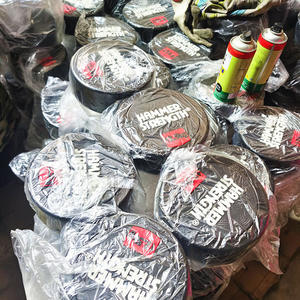 Haltère en fonte avec revêtement en caoutchouc noir uréthane, poids libres durables, <span class=keywords><strong>musculation</strong></span>, exercice, design de marteau fixe - Product Image 3