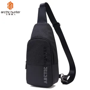 ARCTIC HUNTER 2021 Fashion Casual Sling bags Travel Men's Crossbody Chain Male Chest Bag Waterproof shoulder Bags gift