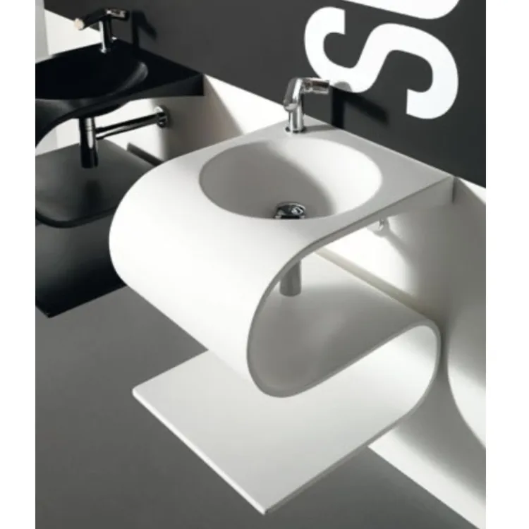 Crazy Idea Design Runde Darm Wäsche waschbecken Wash Art Basin White Farm house Sink