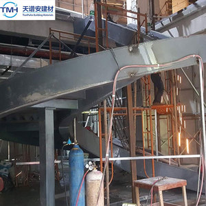 Escaliers en acier TianPuAn pour extérieur, design industriel droit, construction métallique, solution d'installation personnalisable - Product Image 2