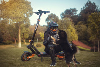 Scooter électrique pour adultes KUKIRIN G2 MAX, 48V 20.8Ah, autonomie 70 km, pneus tout-terrain, frein à disque, amortissement du guidon, trois roues