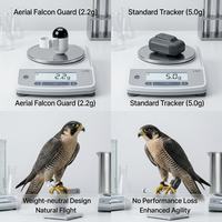 GPS de Falconerie Toutes Conditions Météorologiques 2.2g Sans Abonnement avec Maintien d'Altitude pour l'Entraînement des Rapaces sur le Terrain