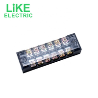 LiKE électrique TB-1512 bornier cuivre bus 12 bits 15A boîtier de distribution bornier bornier connecteur