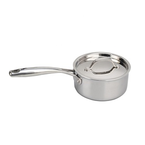 ชุดกระทะสแตนเลส2ชิ้นชุดกระทะซอสเยอรมันเทคโนโลยีกระทะ - Product Image 5
