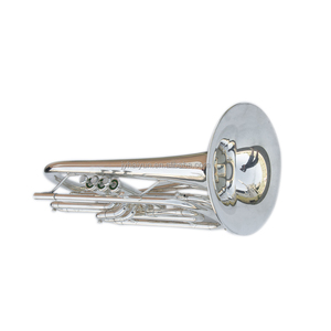 Trombón de Marcha SEASOUND OEM en Si Bemol Plateado de Alta Calidad JYMTB1312S Instrumento Tipo Trompeta Económico - Product Image 3