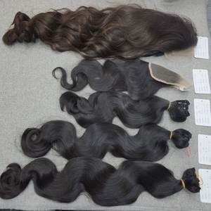 Extension de cheveux humains droite à double os aligné Paquet de cheveux humains 6-24 pouces à cuticule vierge - Product Image 4