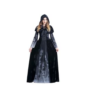 Disfraz de Halloween para mujer, disfraz de Demonio Negro, disfraz de Navidad, disfraz de bruja, vestido de Dios vampiro de la muerte - Product Image 5