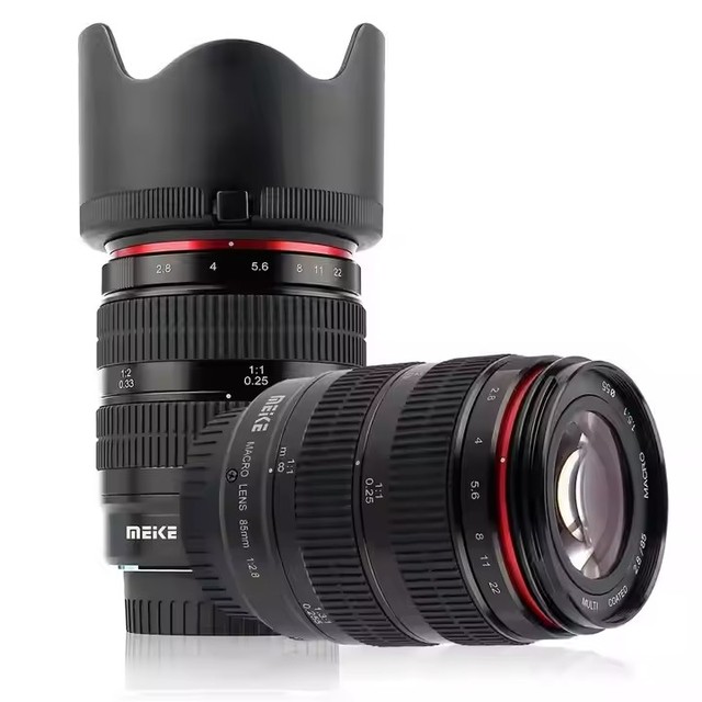 Meike 85mm F2.8 Macro Lens - Medium Telephoto Manual Focus Lens Compatible with Fuji, M43, APS-C & Full Frame