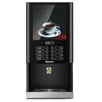 Machine à café entièrement automatique Sapoe pour usage commercial avec distributeur de café expresso, latte, mocha, cappuccino et autres mélanges
