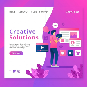 Social Networking Strategies Digital Content Creation <b>Tablet</b> With Creative Design Icons For Modern Brand Solutions - Product Image 4