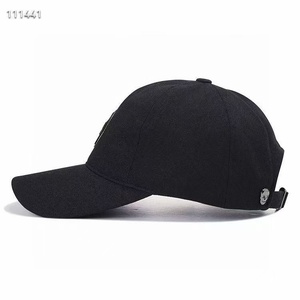 Nouvelle casquette de golf pour homme, calotte arrondie, protection solaire, casquette de baseball décontractée, stock original, noire, personnalisable avec logo brodé 3D - Product Image 4