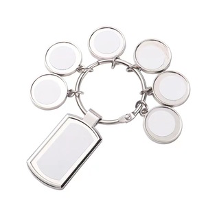 Sublimation Blanks Keychains <strong>Rectangle</strong> Sublimation Transfer Blanks With Metal Round <strong>Key</strong> <strong>Rings</strong> for Metal <strong>Key</strong> <strong>Chains</strong> Sung - Product Image 2