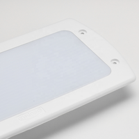 Éclairage intérieur de dôme LED 15W pour caravanes et bus, éclairage de plafond LED intérieur automobile avec 66 LED