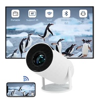 Mini Proyector de Video Ihomemix HY300, el Más Popular, Conexión Inalámbrica Ultrarrápida 2.4G+5G, 4K HD, Android 11, Mini Proyector Wifi