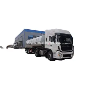 46000L stainless steel milk transport tank trailer