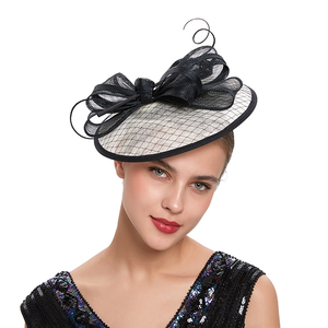 Chapeau Fascinator Rétro Coloré Tendance, en Sinamay avec Voilette en Dentelle, Respirant et Confortable – Idéal pour le Kentucky Derby, les Sports et la Plage – Le Meilleur Cadeau pour Femme - Product Image 3