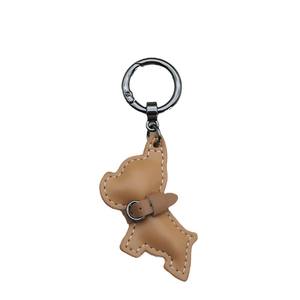 Mini <span class=keywords><strong>Bulldog</strong></span> <span class=keywords><strong>francese</strong></span> Cross-Border In pelle PU portachiavi In Stock per cuccioli di cartone animato accessorio pendente per chiavi e custodie per telefono - Product Image 5