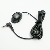 Micrófono Externo para Auto, Cable de Audio Estéreo de 3.5mm, 1M 2M, Micrófono en Ángulo Recto para Sistema de Navegación y Radio Bluetooth para Auto