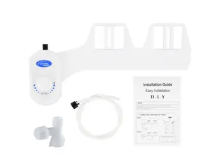 신상품 ABS 소재 스마트 화장실 미국 베이스 시트 세척 클린 여성 비데 변기 커버 플레이트 청소 여성 분무기