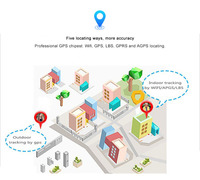 Montre intelligente de jeu étanche pour enfants, téléphone, Anti-perte, suivi, Bracelet intelligent, localisation, Tracker, 2G GPS, montre-Bracelet pour enfants