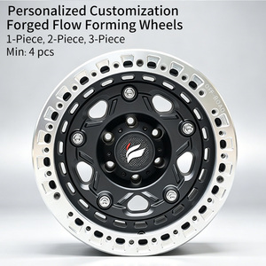Ruedas FLowtone con Beadlock Real de 17 Pulgadas, 6x139.7, Color Negro Mate, Ruedas Sainbo de Alta Calidad, Llantas de Aleación para Camionetas SUV, Todoterreno - Product Image 2