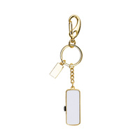 LLavero de unidad Flash USB personalizado, con recubrimiento de Orca por sublimación, en blanco