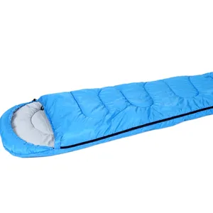 Ultralight taşınabilir Polyester bahar, yaz açık yetişkinler kompakt tek kamp uyku tulumu