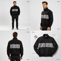 Veste de moto pour homme AQTQ, couleurs contrastées, imperméable, styles personnalisés