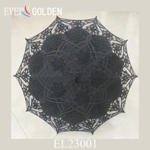 <span class=keywords><strong>Parasol</strong></span> en dentelle moderne noir avec doublure en gros <span class=keywords><strong>Parasol</strong></span> en dentelle antique <span class=keywords><strong>Parasol</strong></span> en dentelle de coton Battenburg pour les funérailles - Product Image 5