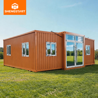 Maison conteneur préfabriquée de luxe moderne et extensible 20ft 40ft – Espace de vie portable pour villa, appartement, hôtel et salon