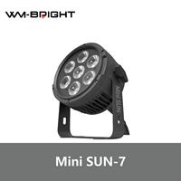 Projecteur LED RGBW 6x20W étanche pour extérieur, IP65, sans fil, DMX512, en alliage d'aluminium, avec support Omega, pour DJ et spectacles en direct