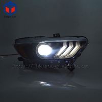 Version américaine Projecteurs LED noirs de type projecteur pour Mustang 2015-2017