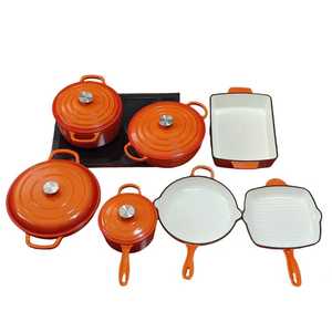 Casseroles <span class=keywords><strong>en</strong></span> <span class=keywords><strong>fonte</strong></span> émaillée Senny de <span class=keywords><strong>marque</strong></span> à succès casseroles pour four avec couvercle ustensiles de cuisine antiadhésifs pour la cuisine et la cuisson - Product Image 2