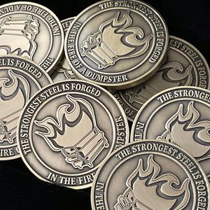 Custom Dumpster Fire Desk Accessories - Unique Staff Appreciation & <b>Farewell</b> <b>Gifts</b> for Coworkers, Humorous Office Decor - Product Image 2
