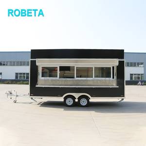 Camion de nourriture mobile avec cuisine complète remorque de crème glacée canada cuisine mobile en plein air - Product Image 2