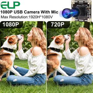 Elp 2MP góc rộng <span class=keywords><strong>PC</strong></span> Webcam ống kính 170 độ 1920x1080p H.264 30fps <span class=keywords><strong>USB</strong></span> Mini <span class=keywords><strong>Camera</strong></span> với microphone <span class=keywords><strong>UVC</strong></span> cắm chơi - Product Image 2