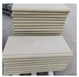 Chine Naturel Jaune Crème <span class=keywords><strong>Beige</strong></span> <span class=keywords><strong>Grès</strong></span> <span class=keywords><strong>Pavé</strong></span> Dalle Tuile Coping Cope Dalles De Pierre Avec Bord Bullnose - Product Image 2