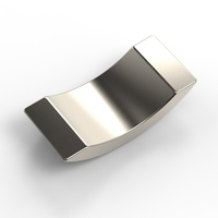 Aimants en néodyme permanents industriels N40 N42 N45 N48 N50 N52, segment de tuile en arc, électroplaqués au nickel, service de découpe