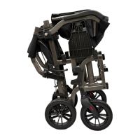 Nueva Silla de Ruedas Plegable Ligera para Personas Mayores, Portátil para Viajar, Pequeña, Tipo Carrito de Empuje Manual