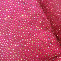 Dégradé à pois fer sur strass transfert de chaleur étoilé volcan cristal transferts patchs paillettes Hotfi pour robe de luxe