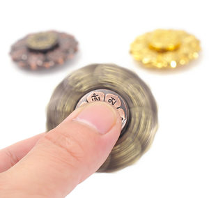 Finger Spin Top Occhio di Buddha Ruota del Loto in Lega di Alluminio, Giocattolo Girevole Magico Antistress per Giovani - Product Image 3